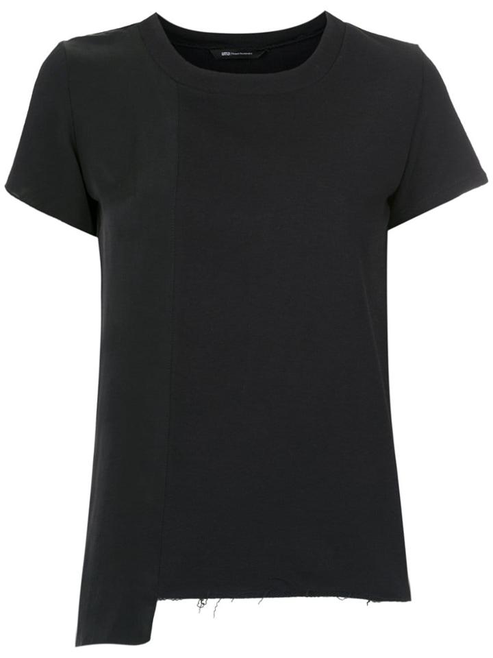 Uma Raquel Davidowicz Cousina Asymmetric T-shirt - Black