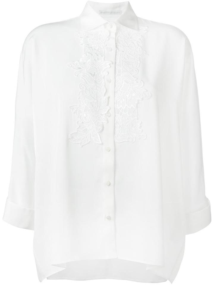 Ermanno Scervino Guipure Lace Detail Shirt