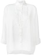 Ermanno Scervino Guipure Lace Detail Shirt