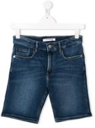 Calvin Klein Kids Denim Shorts - Blue