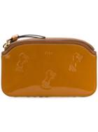 Chloé Embossed Horse Wallet - Brown