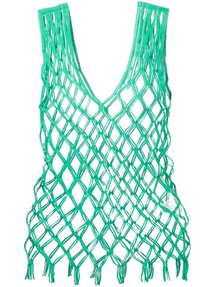 Issey Miyake Vintage Fishnet Sleeveless Top