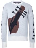Takahiromiyashita The Soloist Guitar Intarsia Jumper - Grey