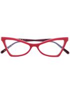 Marni Eyewear Cat-eye Glasses - Red