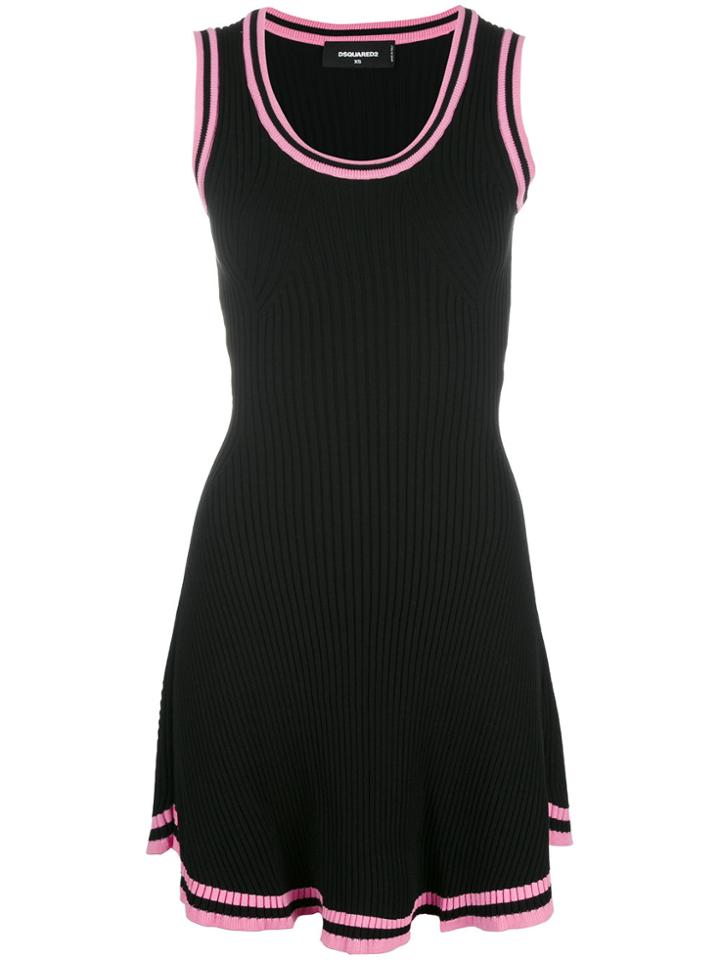 Dsquared2 Flared Fitted Dress - Black