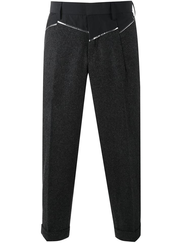 Kolor Panelled Cropped Trousers