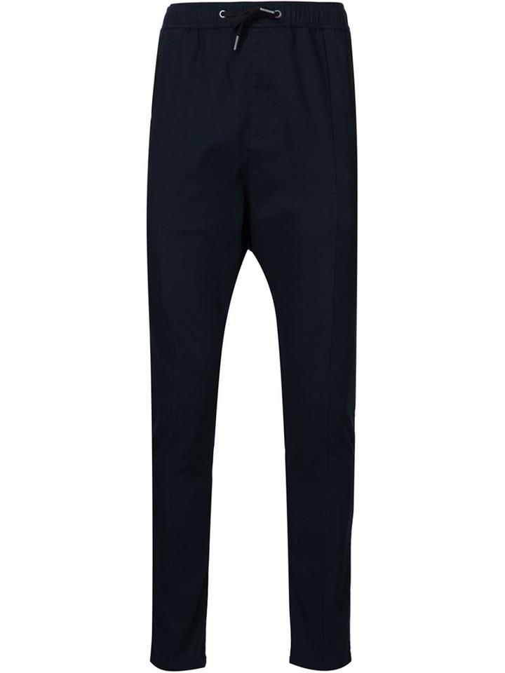 Zanerobe Drawstring Pants, Men's, Size: 29, Blue, Cotton/spandex/elastane