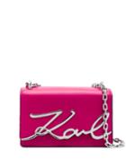 Karl Lagerfeld Signature Small Bag - Pink