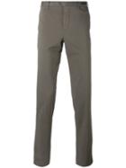 Pt01 - Skinny Tailored Trousers - Men - Silk/cotton/spandex/elastane - 52, Brown, Silk/cotton/spandex/elastane