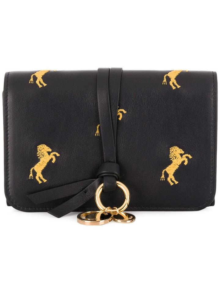 Chloé Alphabet Wallet - Black