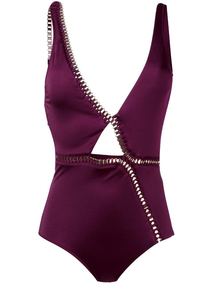 Moeva Claire Swimsuit, Women's, Size: Small, Pink/purple, Polyamide/spandex/elastane