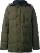 Canada Goose Quilted Zipped Coat, Men's, Size: Medium, Green, Cotton/nylon/polyester/duck Feathers