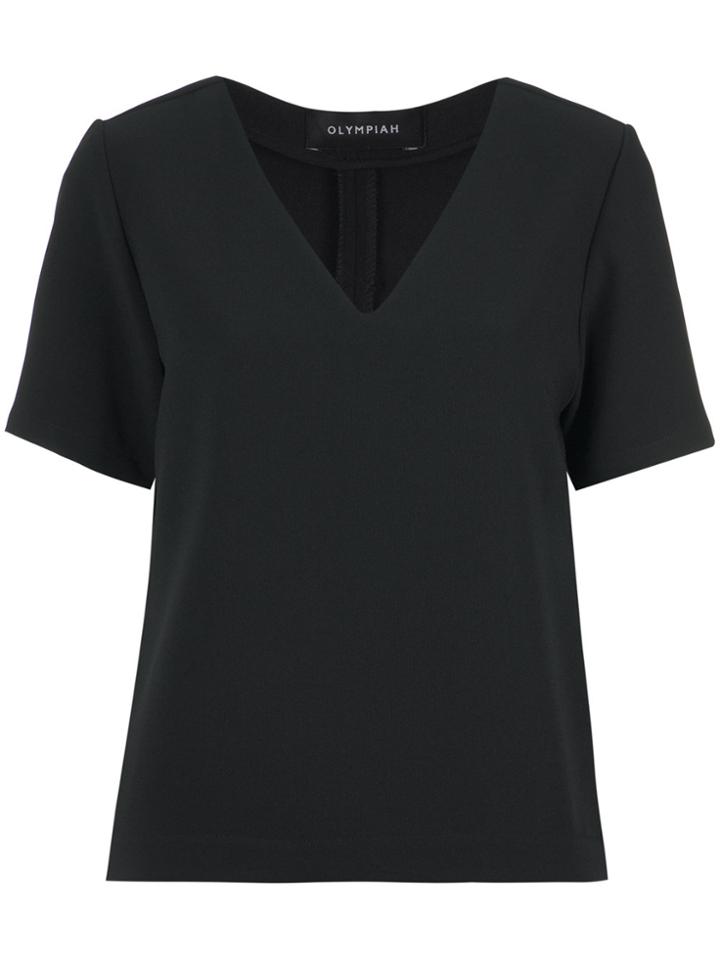 Olympiah Back Detail Blouse - Black