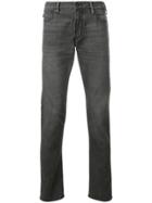 Emporio Armani Washed Slim Jeans - Grey