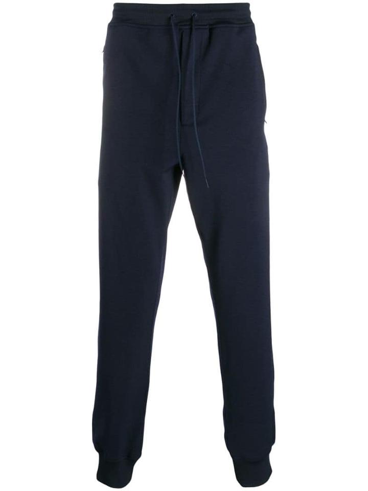 Y-3 Zipped Track Trousers - Blue