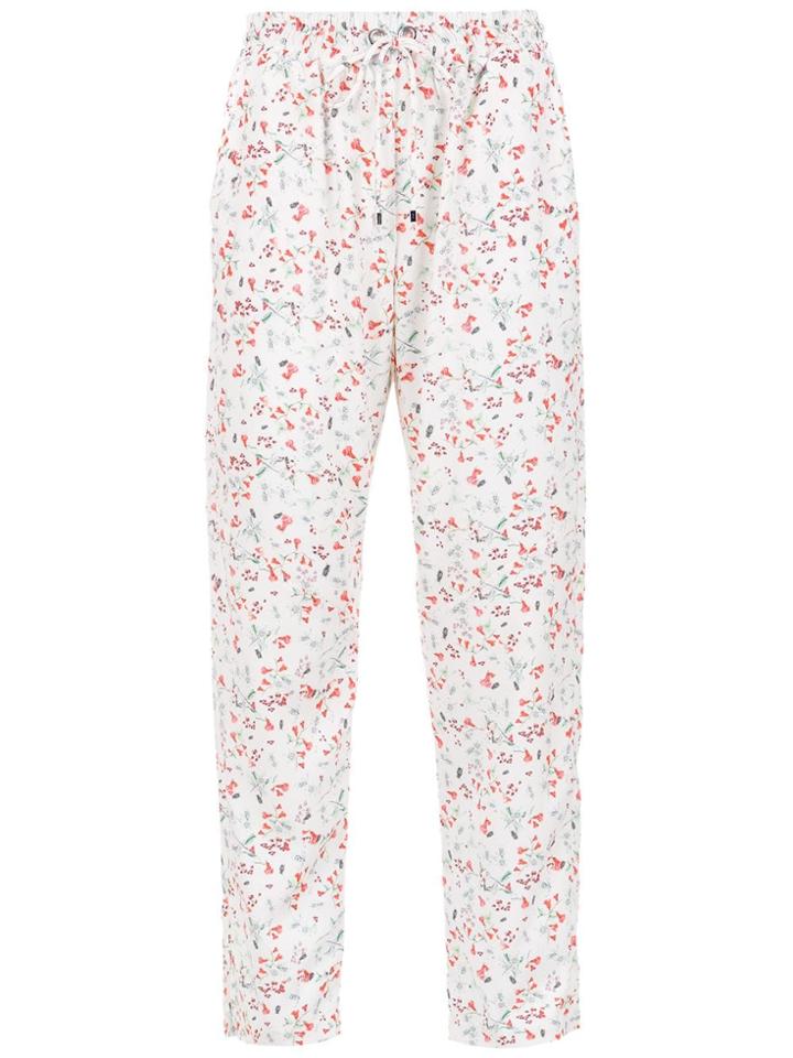 Olympiah Printed Alberelle Trousers - White