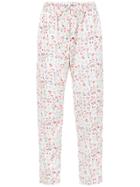 Olympiah Printed Alberelle Trousers - White