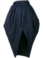 Jacquemus Asymmetric Front Skirt - Blue