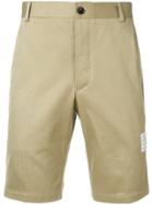 Thom Browne Cotton Twill Unconstructed Chino Shorts - Nude & Neutrals