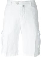 Kiton Deck Shorts, Men's, Size: 36, White, Linen/flax