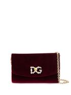 Dolce & Gabbana Textured Logo Embellished Bag