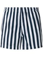 Ron Dorff Striped Swim Shorts - Blue