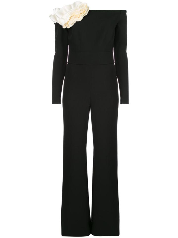 Safiyaa London Wide Leg Jumpsuit - Black