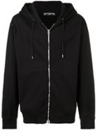 Mastermind Japan Hooded Zip Front Sweatshirt - Black