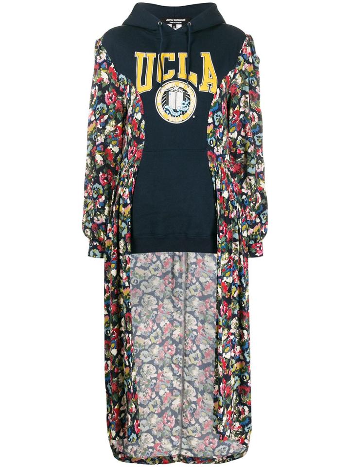Junya Watanabe Contrast Style Cardi-coat - Blue