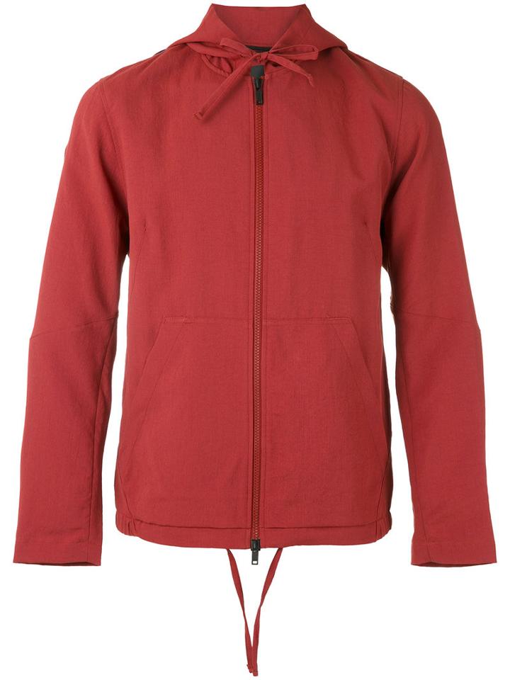 Theory - Zip Hooded Jacket - Men - Cotton/polyester - M, Yellow/orange, Cotton/polyester