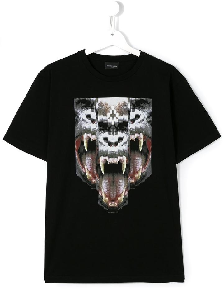 Marcelo Burlon County Of Milan Kids Mini Me T-shirt, Boy's, Size: 14 Yrs, Black