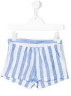 Little Bear - Striped Shorts - Kids - Linen/flax - 8 Yrs, White