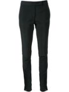 Yang Li Slim Fit Trousers, Women's, Size: 40, Black, Viscose/wool