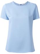 P.a.r.o.s.h. Slit Back T-shirt, Women's, Blue, Polyester