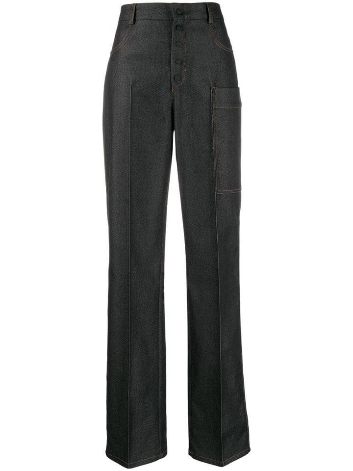 Sportmax Straight Leg Trousers - Blue