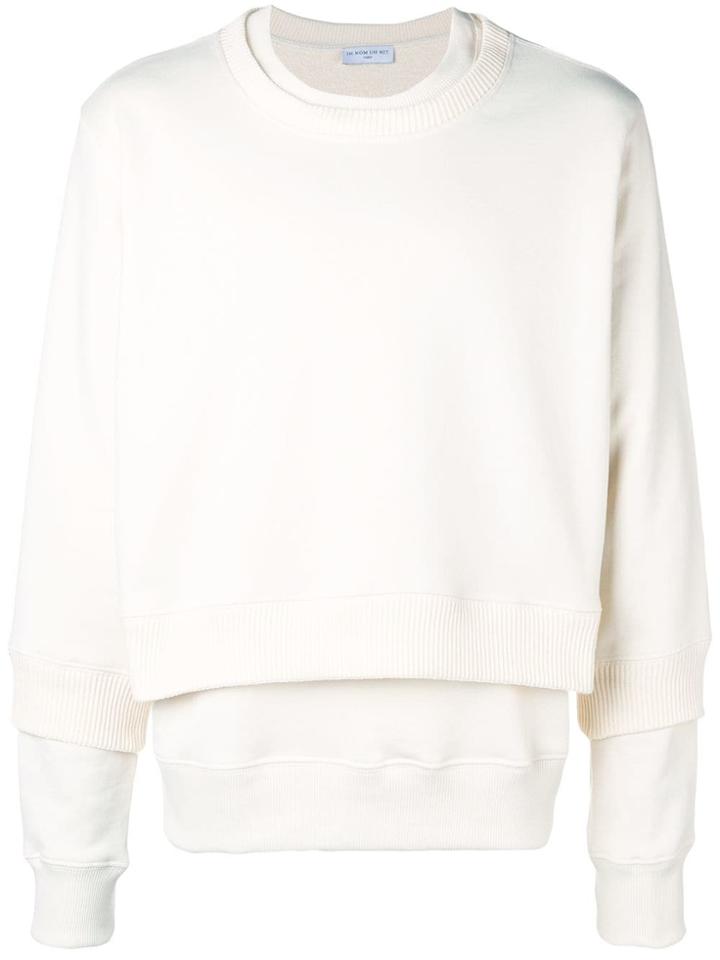 Ih Nom Uh Nit Layered Sweatshirt - White