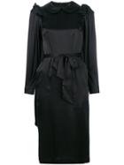 Simone Rocha Slim Belted Dress - Black