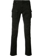 Belstaff Panelled Cargo Jeans - Black