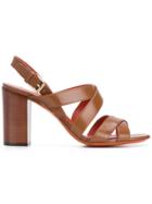 Santoni Strappy Sandals - Brown