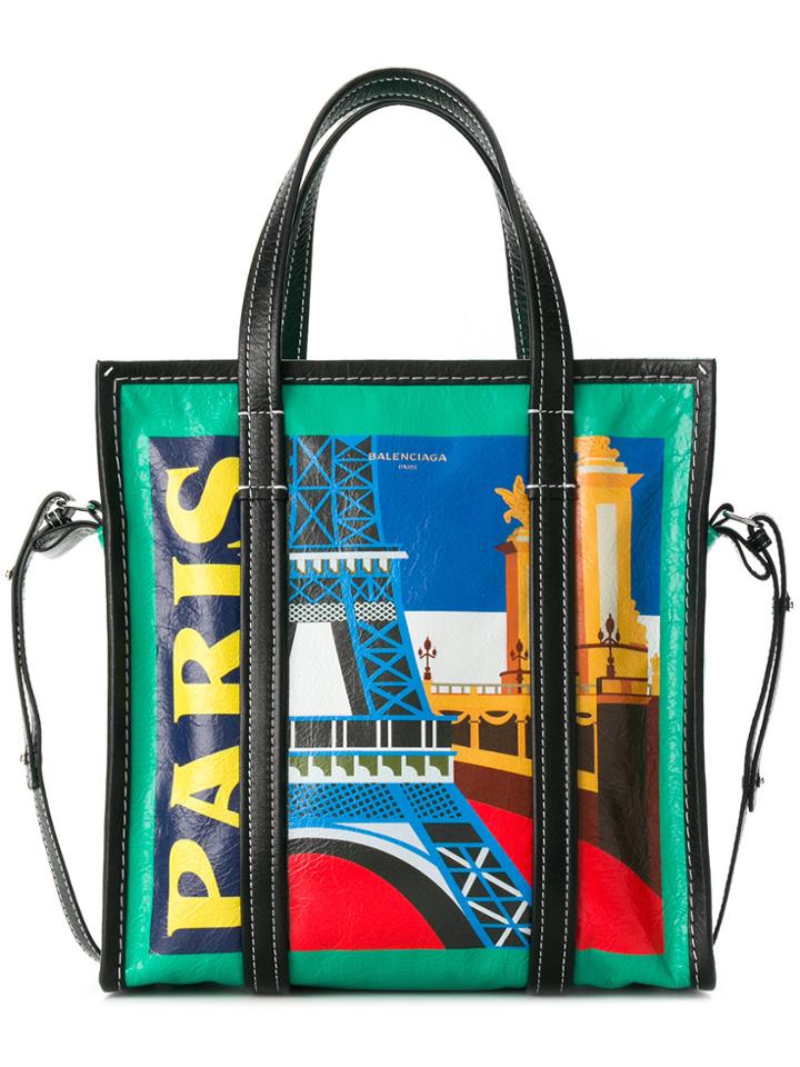 Balenciaga Bazar Paris Shopper S - Green