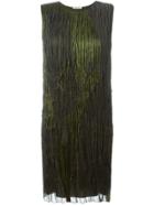 Nina Ricci Pleated Front Dress - Green