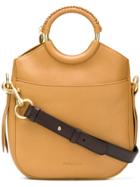 See By Chloé Circle Handles Tote Bag - Brown