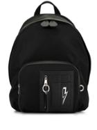 Neil Barrett Thunderbolt Pocket Backpack - Black