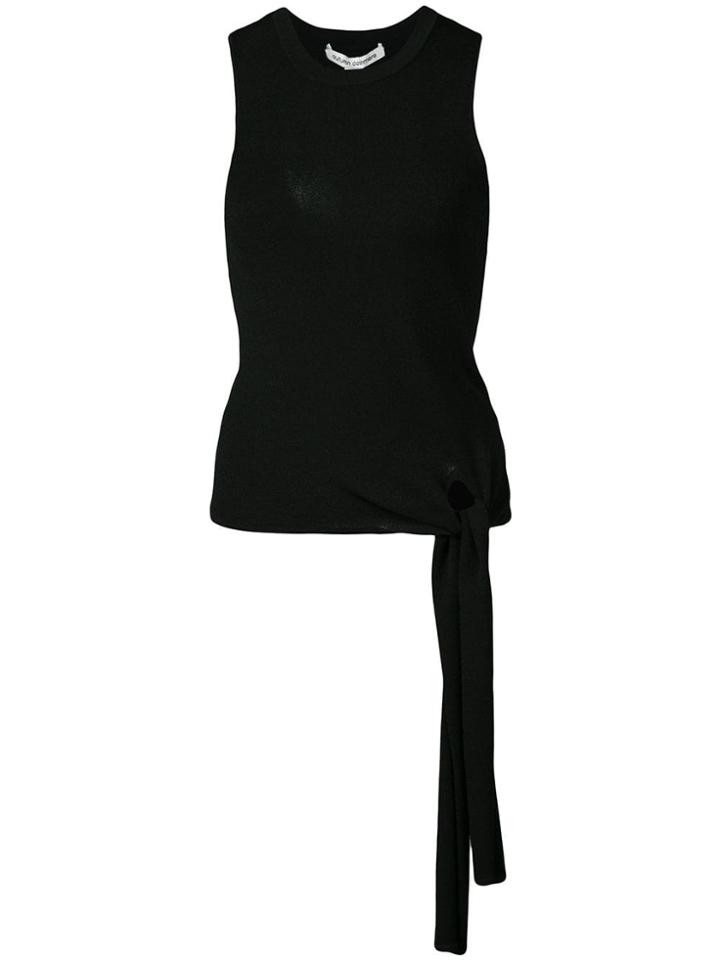 Autumn Cashmere Knot Detail Top - Black