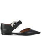 Proenza Schouler Grommet D'orsay Flats - Black