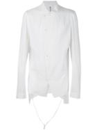 Masnada - Flappy Lapel Shirt - Men - Cotton - 50, White, Cotton