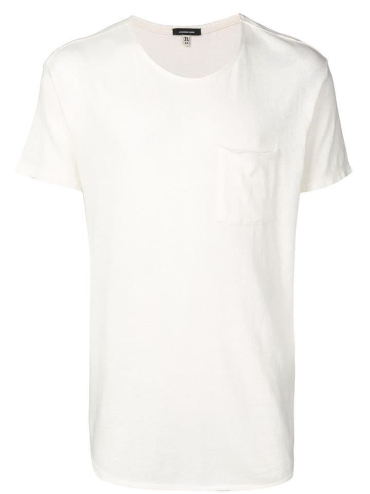 R13 Chest Pocket T-shirt - White