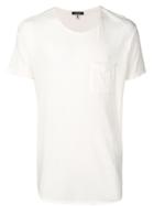 R13 Chest Pocket T-shirt - White