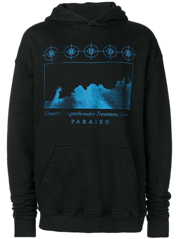 Rhude Desert Treatment Hoodie - Black