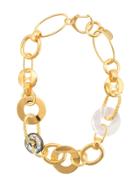 Lizzie Fortunato Jewels Interlocking Hoop Necklace - Gold